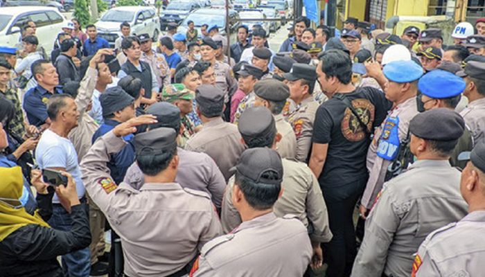 Sempat Ricuh, Eksekusi Lahan di Bandar Lampung Dikawal Ketat TNI-Polri