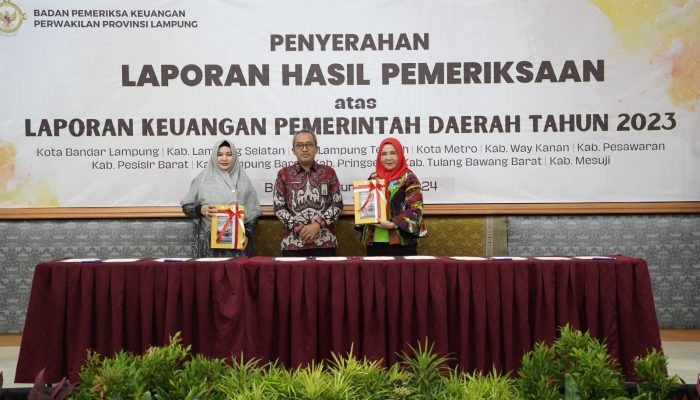 Pemerintah Kota Bandar Lampung dapat WTP