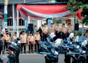 Bawaslu Lampung Gelar Pawai Budaya dan Lomba Gerak Jalan Pramuka: Memupuk Semangat Demokrasi di Kalangan Generasi Muda