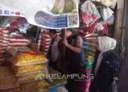 Jamin Keamanan Pangan, Pemkot Bandar Lampung Periksa Fisik dan Kandungan Beras di Pasar